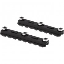 Ares 3.5 Inch M-LOK Plastic Rail 2-Pack - Black