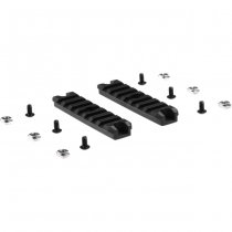 Ares 3.5 Inch M-LOK Plastic Rail 2-Pack - Black