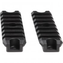 Ares 3.5 Inch M-LOK Plastic Rail 2-Pack - Black