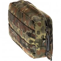 Clawgear Medium Horizontal Utility Pouch Core - Flecktarn