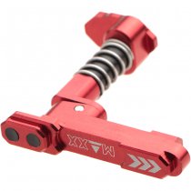 Maxx Model CNC Aluminum Advanced Magazine Release Style B - Red