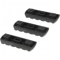 VFC M-LOK Rail Section 5 Slot 3-Pack - Black