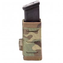 Warrior Laser Cut Single Snap Mag Pouch 9mm - Multicam