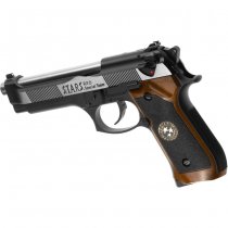 WE M92 Samurai Edge Biohazard Co2 Blow Back Pistol - Dual Tone