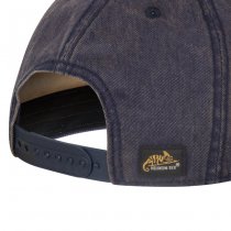 Helikon-Tex Plain Snapback Cap Dirty Washed Cotton - Dirty Washed Navy