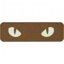 M-Tac Cat Eyes Laser Cut Patch GID - Coyote