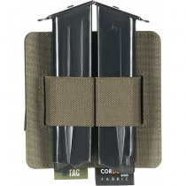 M-Tac Double Magazine Pouch Hook Backed - Ranger Green