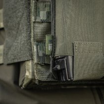 M-Tac Elastic Triple Magazine Pouch Elite Laser Cut - Ranger Green