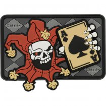 M-Tac Joker Skull 3D Rubber Patch - Black