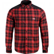 M-Tac Redneck Shirt - Red / Black - S - Long