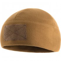 M-Tac Tactical Fleece Watch Cap Beanie & Patch Panel - Coyote - L