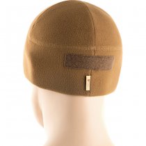 M-Tac Tactical Fleece Watch Cap Beanie & Patch Panel - Coyote - L