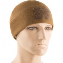 M-Tac Tactical Fleece Watch Cap Beanie & Patch Panel - Coyote - M