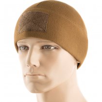 M-Tac Tactical Fleece Watch Cap Beanie & Patch Panel - Coyote - M