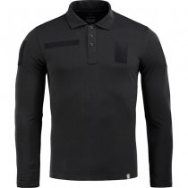 M-Tac Tactical Polo Shirt Long Sleeve 65/35 - Black - XL