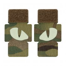 M-Tac Tiger Eyes Laser Cut Patch - Multicam