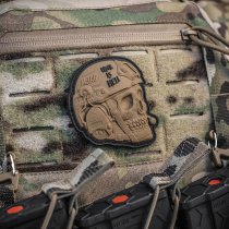 M-Tac War is Hell 3D Rubber Patch - Coyote