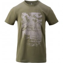 Helikon-Tex T-Shirt Adventure Is Out There - Sentinel Light - 3XL