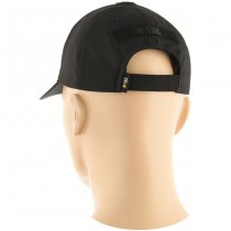 M-Tac Baseball Cap Elite Flex Rip-Stop Velcro - Black - L/XL