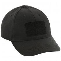 M-Tac Baseball Cap Elite Flex Rip-Stop Velcro - Black - S/M