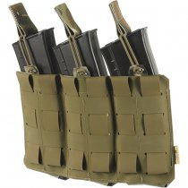 M-Tac Elastic Triple Magazine Pouch Elite Laser Cut - Multicam