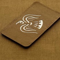 M-Tac Raven Flag Laser Cut Patch GID - Coyote