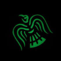 M-Tac Raven Flag Laser Cut Patch GID - Ranger Green